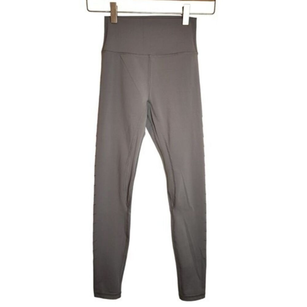Til You Collapse TYC Leggings Women's XXS Active‎ Yoga Side Slits Grey